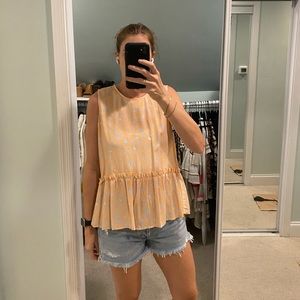 209 Wst 38 New York Women's Animal Print Sleeveless Top SZ S